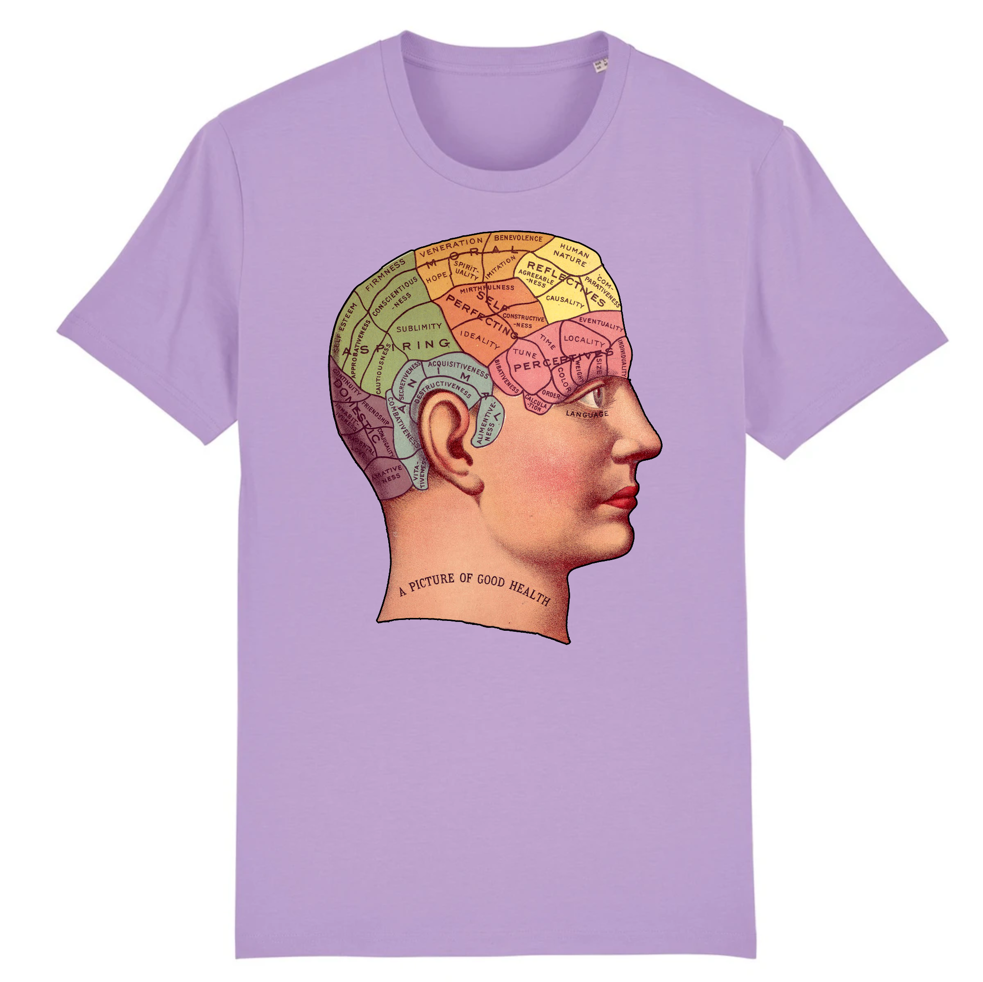 Phrénologie - T-shirt en coton bio