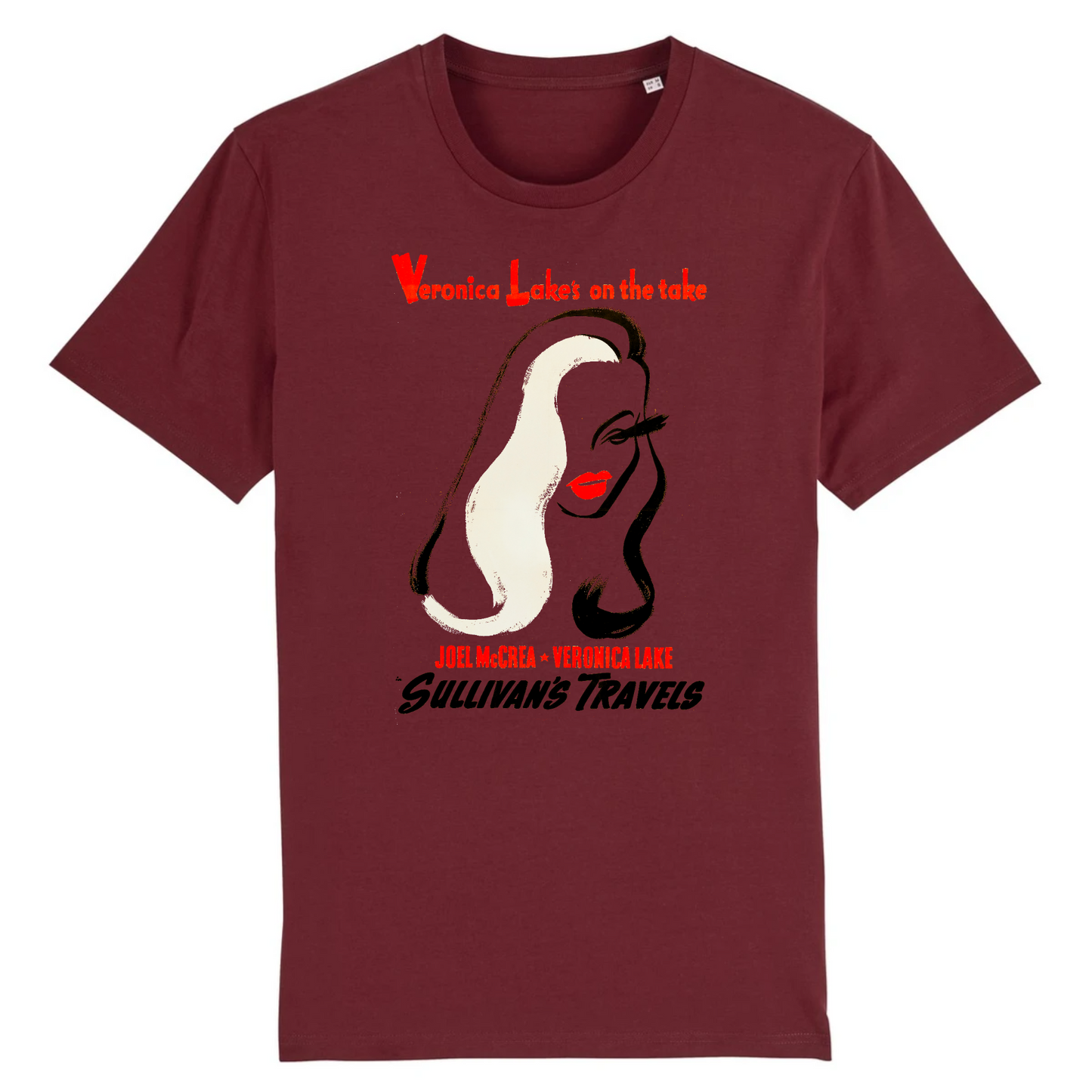 Veronica Lake dans les voyages de Sullivan, 1941 - T-shirt en coton biologique
