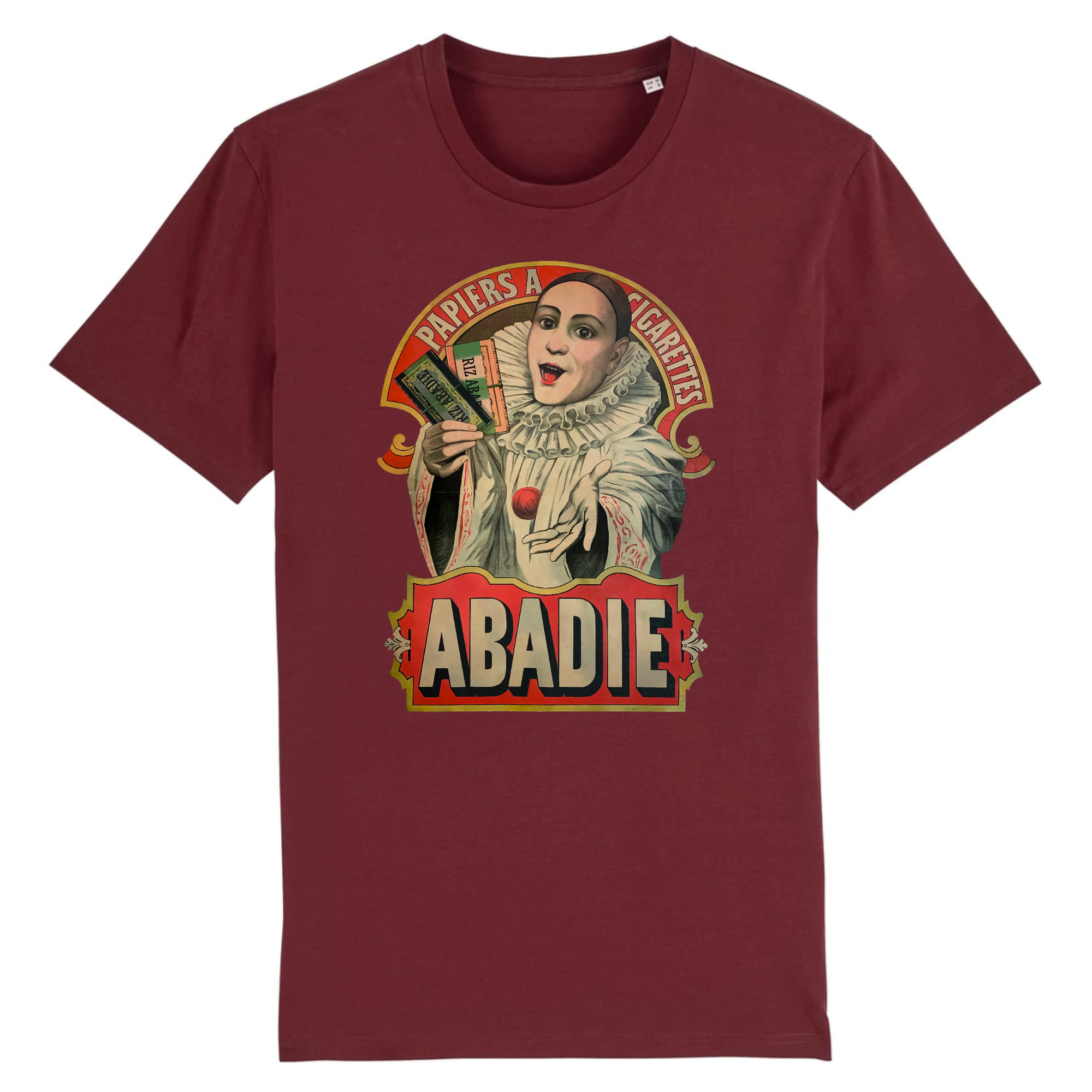 Abadie Cigarette Papers, 1895 - Organic Cotton T-Shirt