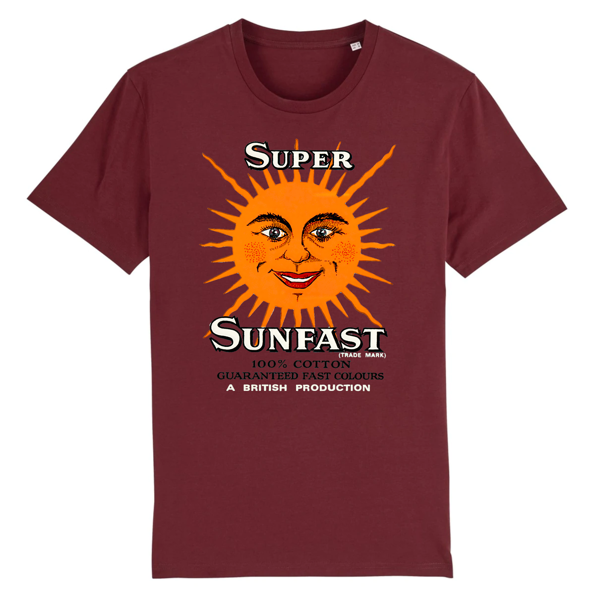 British Cotton Bale Bolt Label Super Sunfast, 1940s - Organic Cotton T-Shirt