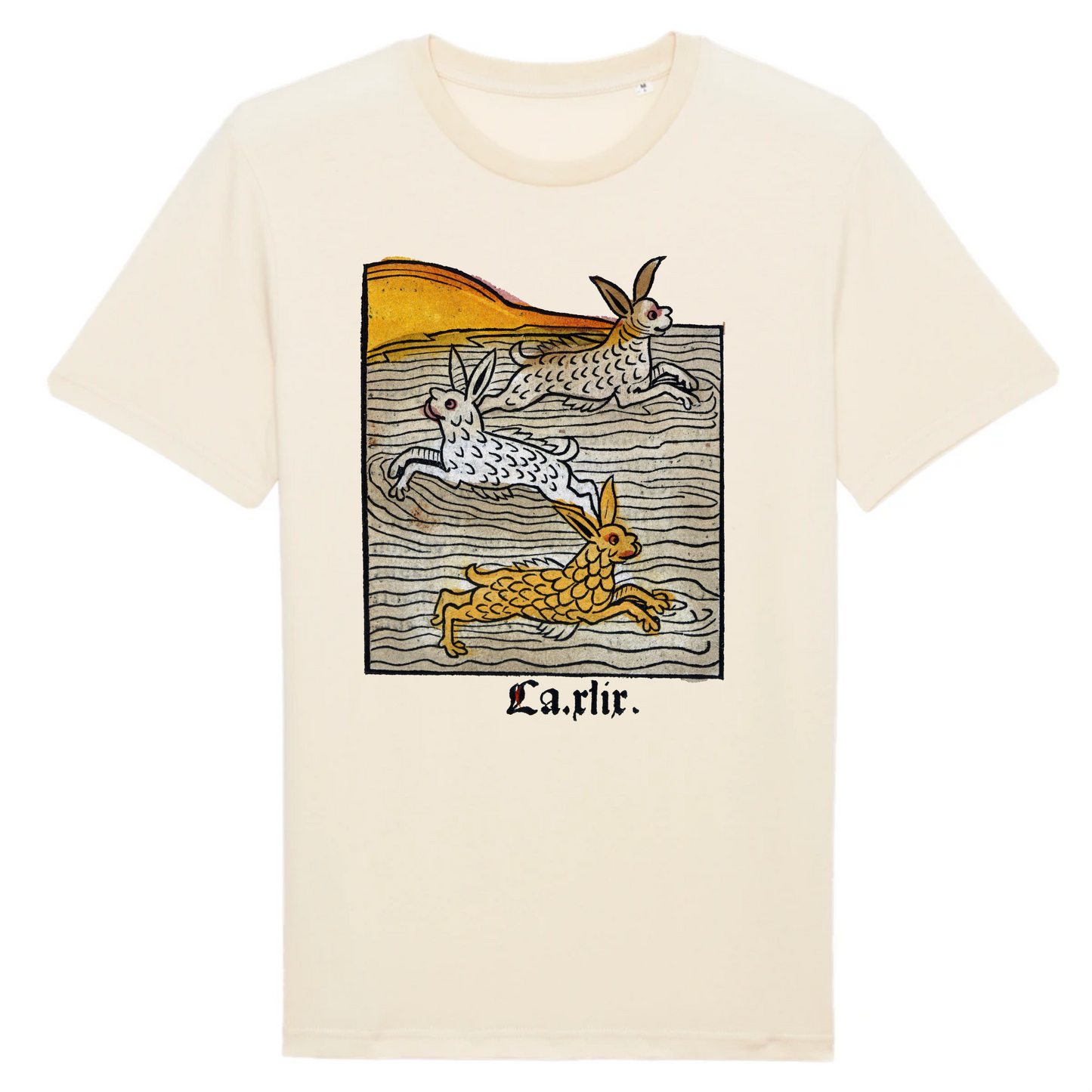 Trois lièvres nageant, 1547 - T-shirt en coton biologique