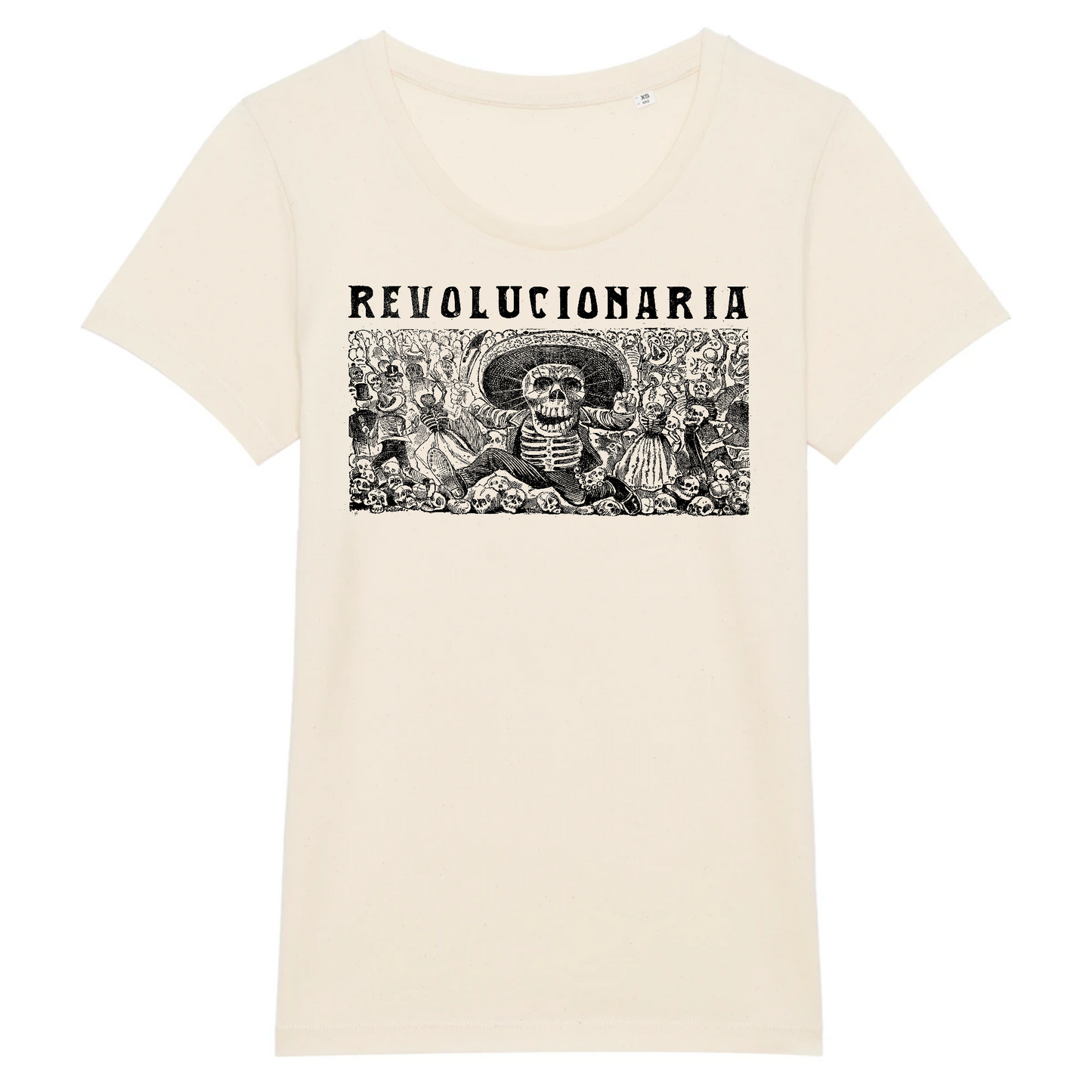 Calavera Revolutionaria - Organic Cotton Women's T-Shirt