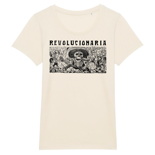 Calavera Revolutionaria - T-shirt pour femme en coton biologique