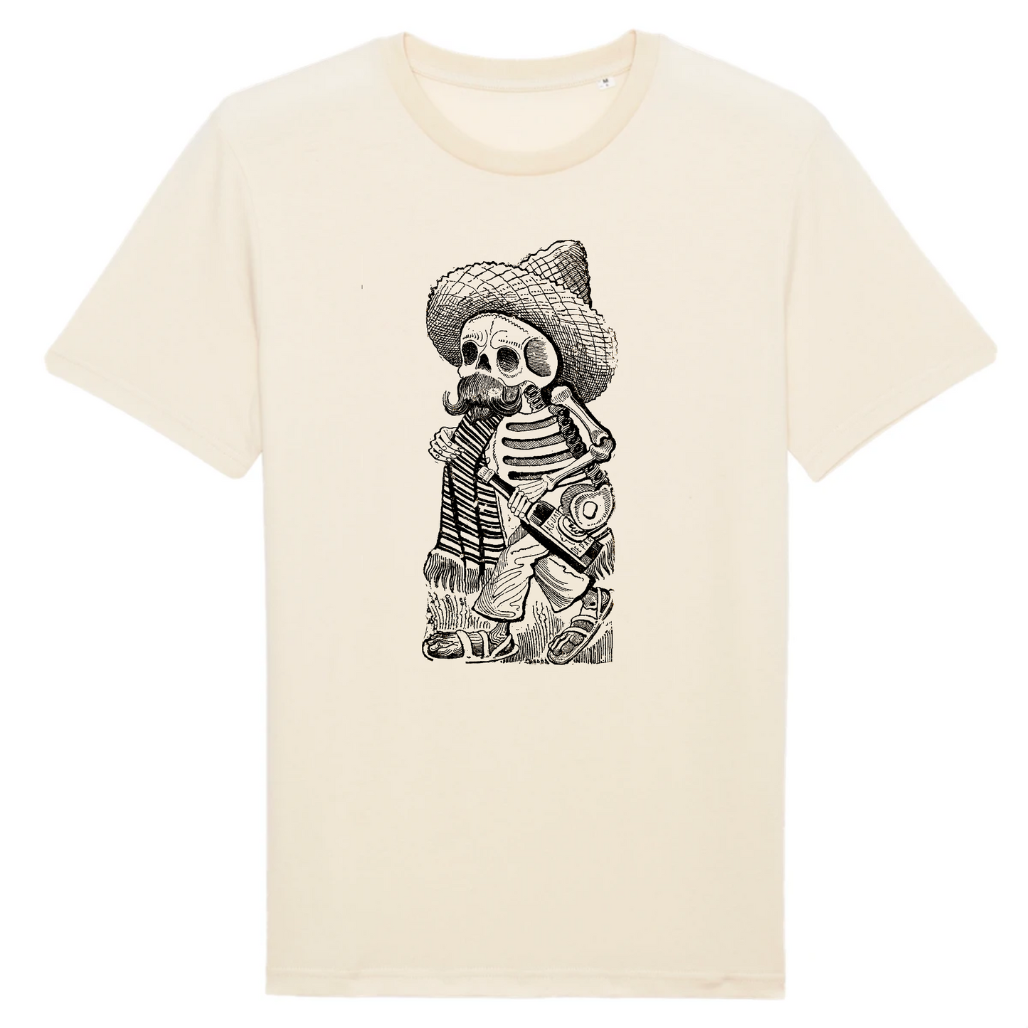 Calavera de Francisco Madero de José Guadalupe Posada - Camiseta de algodón orgánico