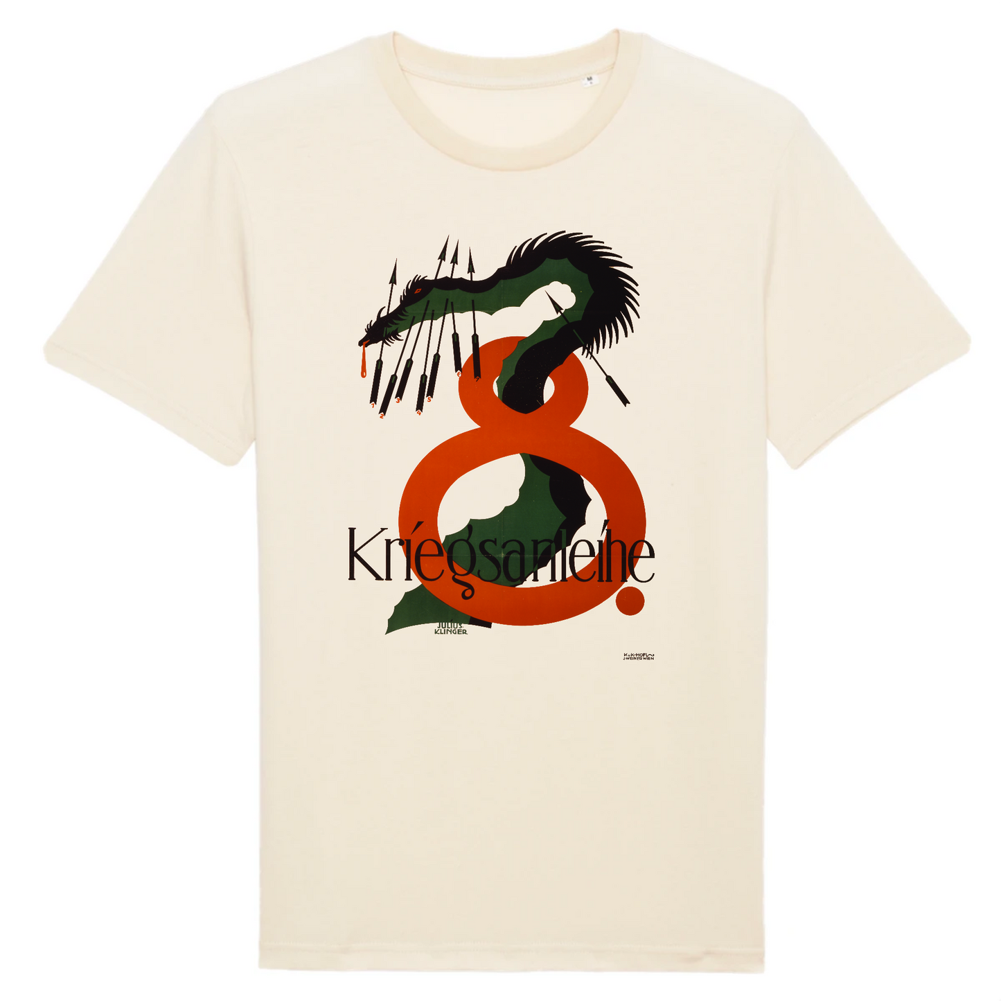 Kriegsanleihe by Julius Klinger, 1918 - Organic Cotton T-Shirt