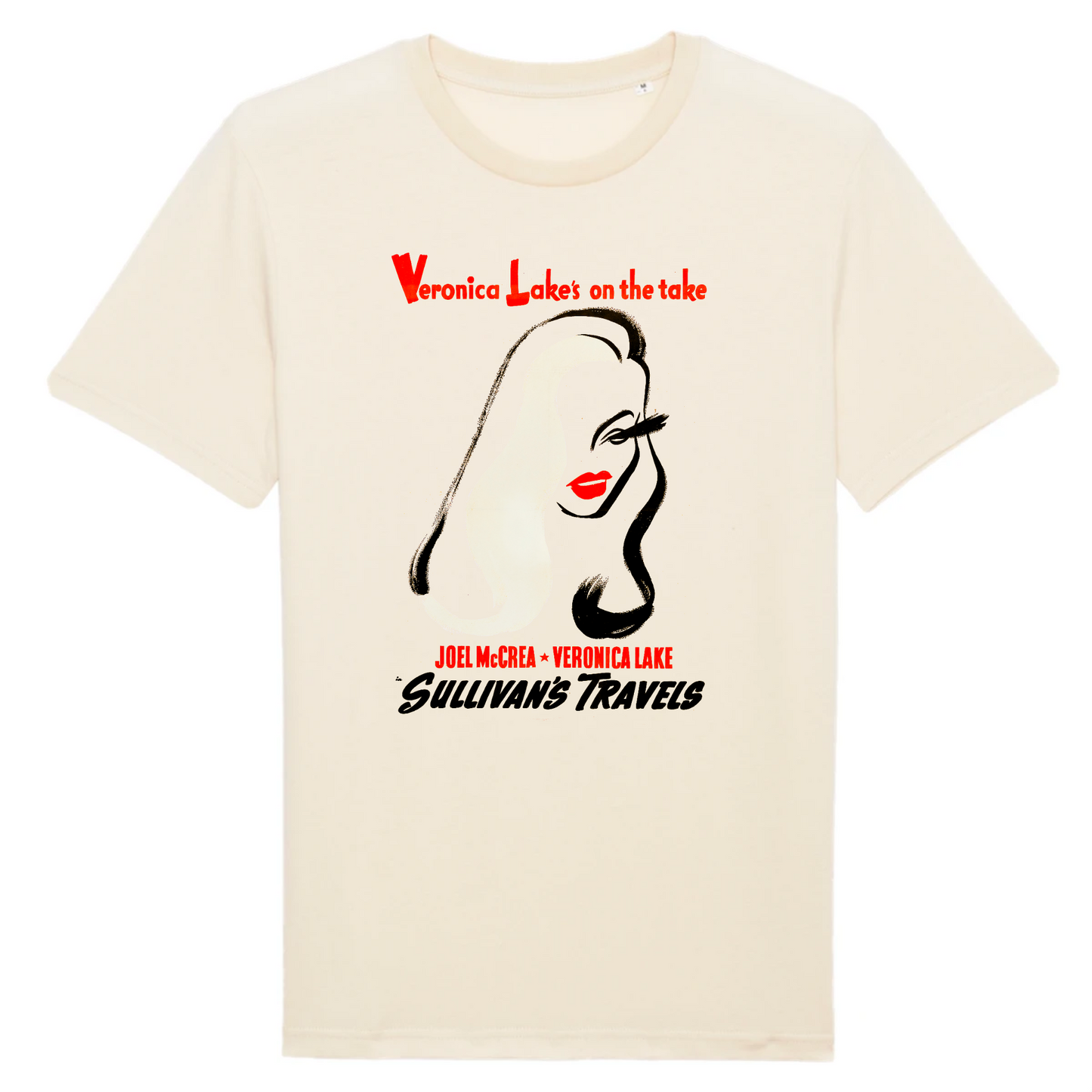Veronica Lake in Sullivan's Travels, 1941 - Organic Cotton T-Shirt