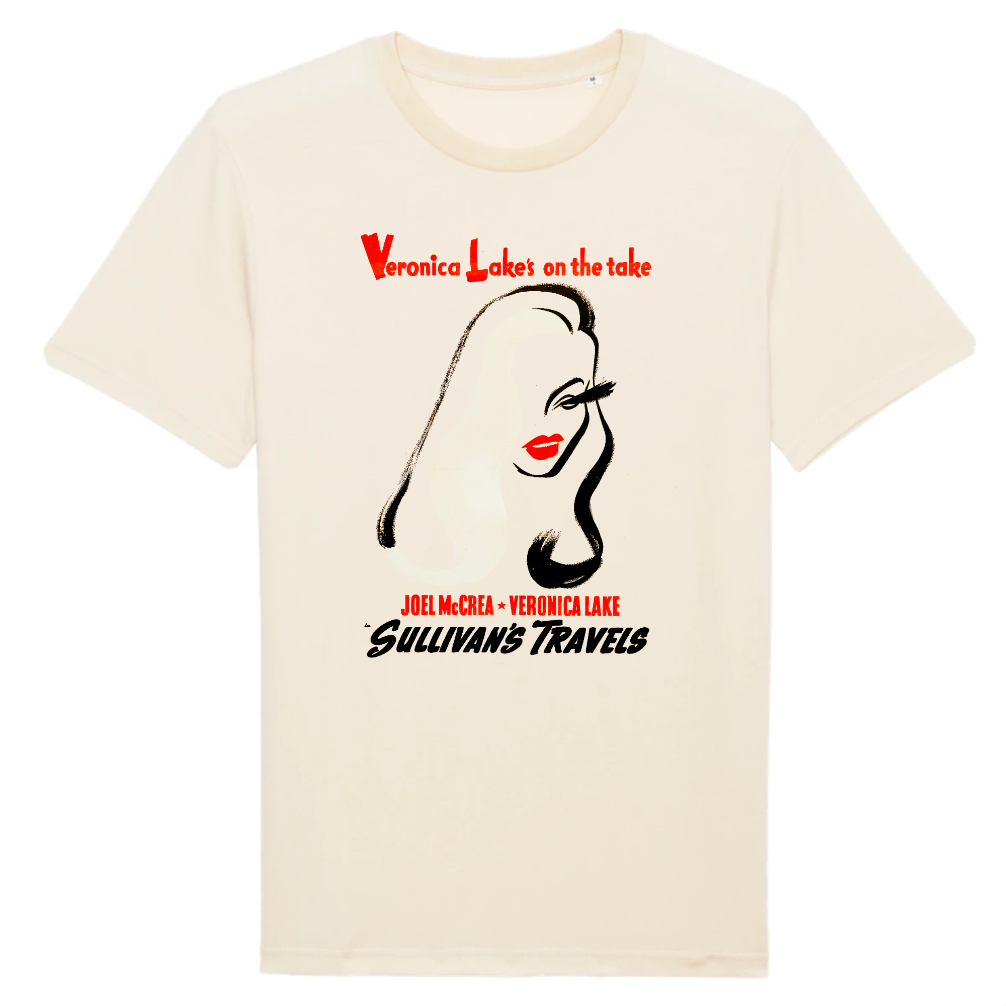 Veronica Lake dans les voyages de Sullivan, 1941 - T-shirt en coton biologique