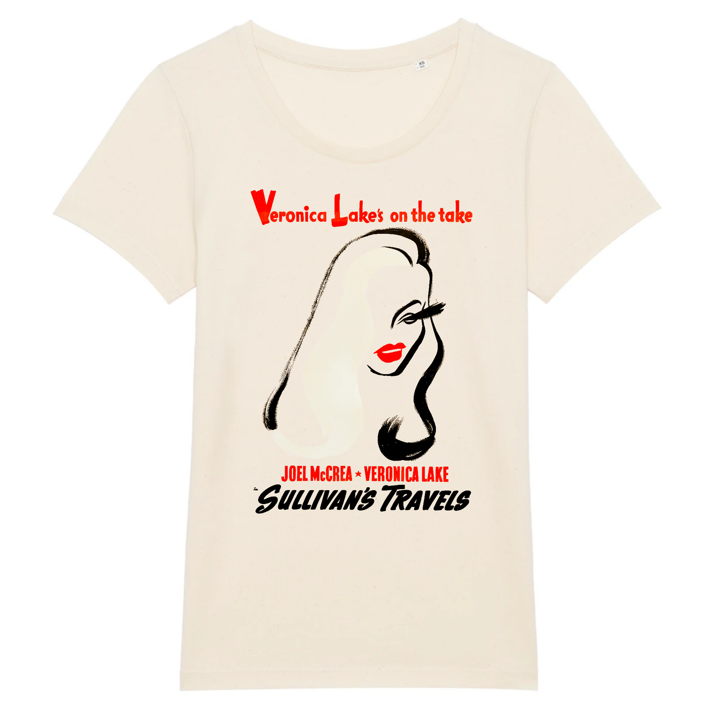 Veronica Lake in Sullivan's Travels, 1941 - Women's organic Cotton T-Shirt