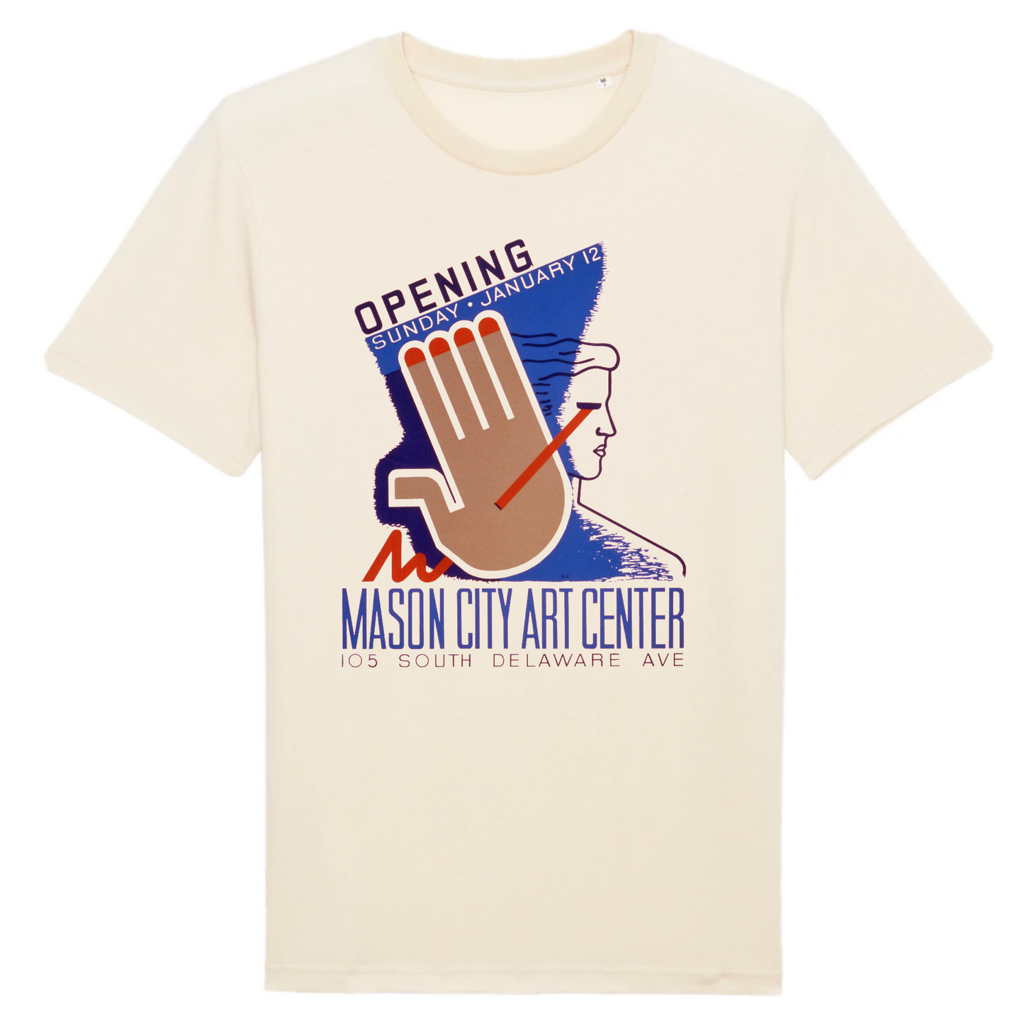 Mason City Art Center, 1941 - Camiseta de algodón orgánico