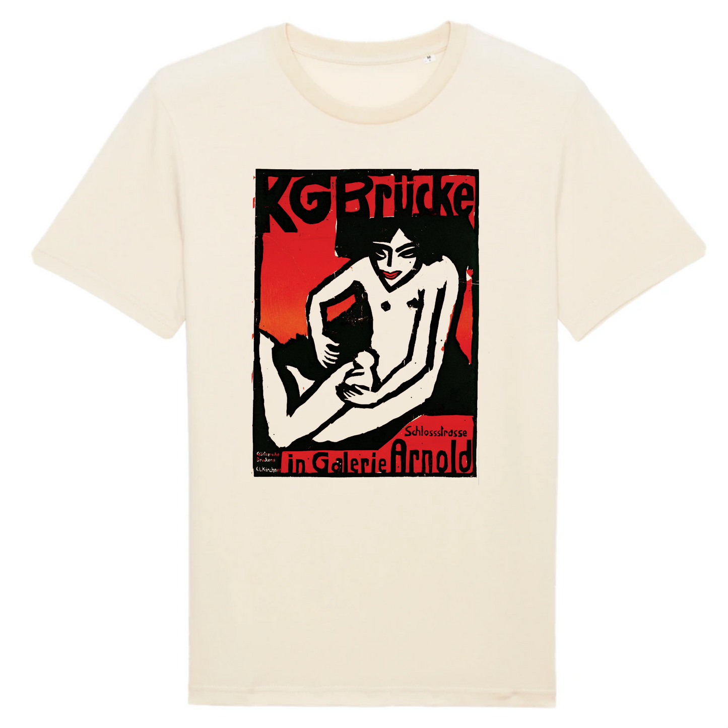 Die Brucke de Ernst Ludwig Kirchner - Camiseta de algodón orgánico