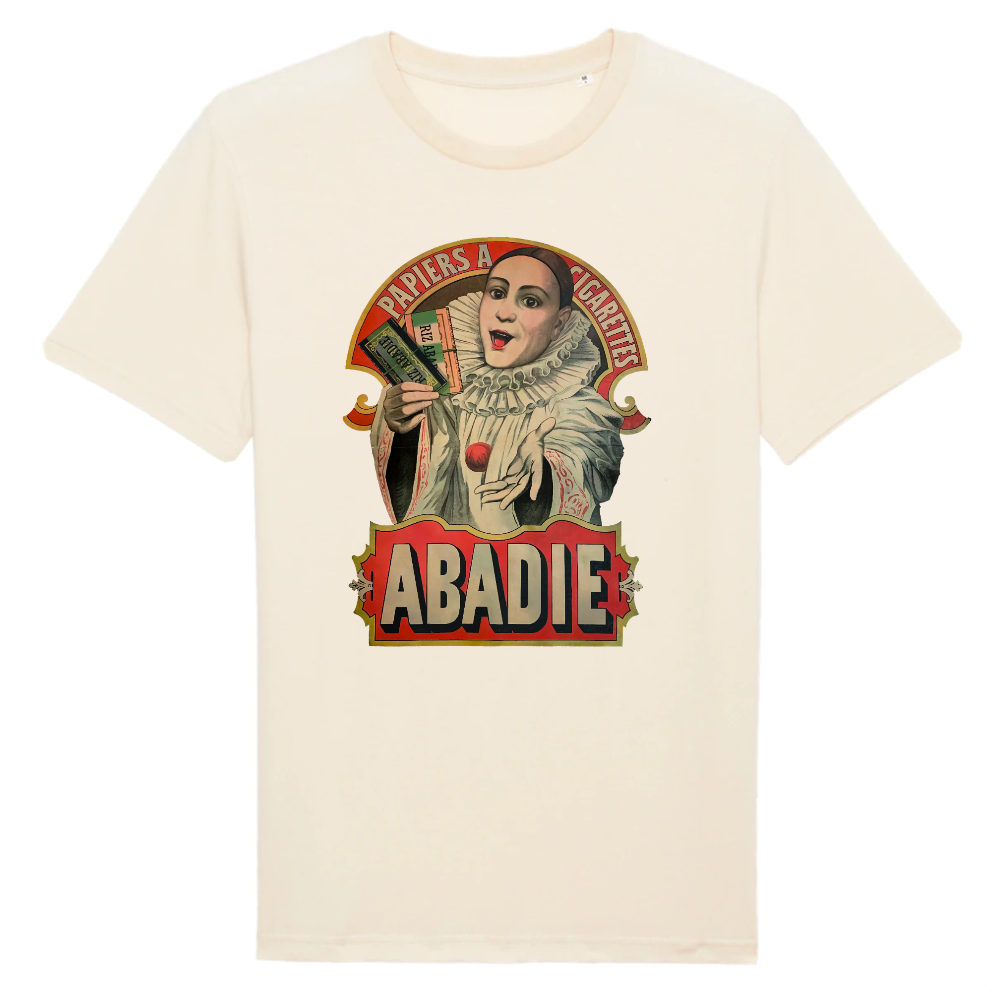 Abadie Cigarette Papers, 1895 - Organic Cotton T-Shirt