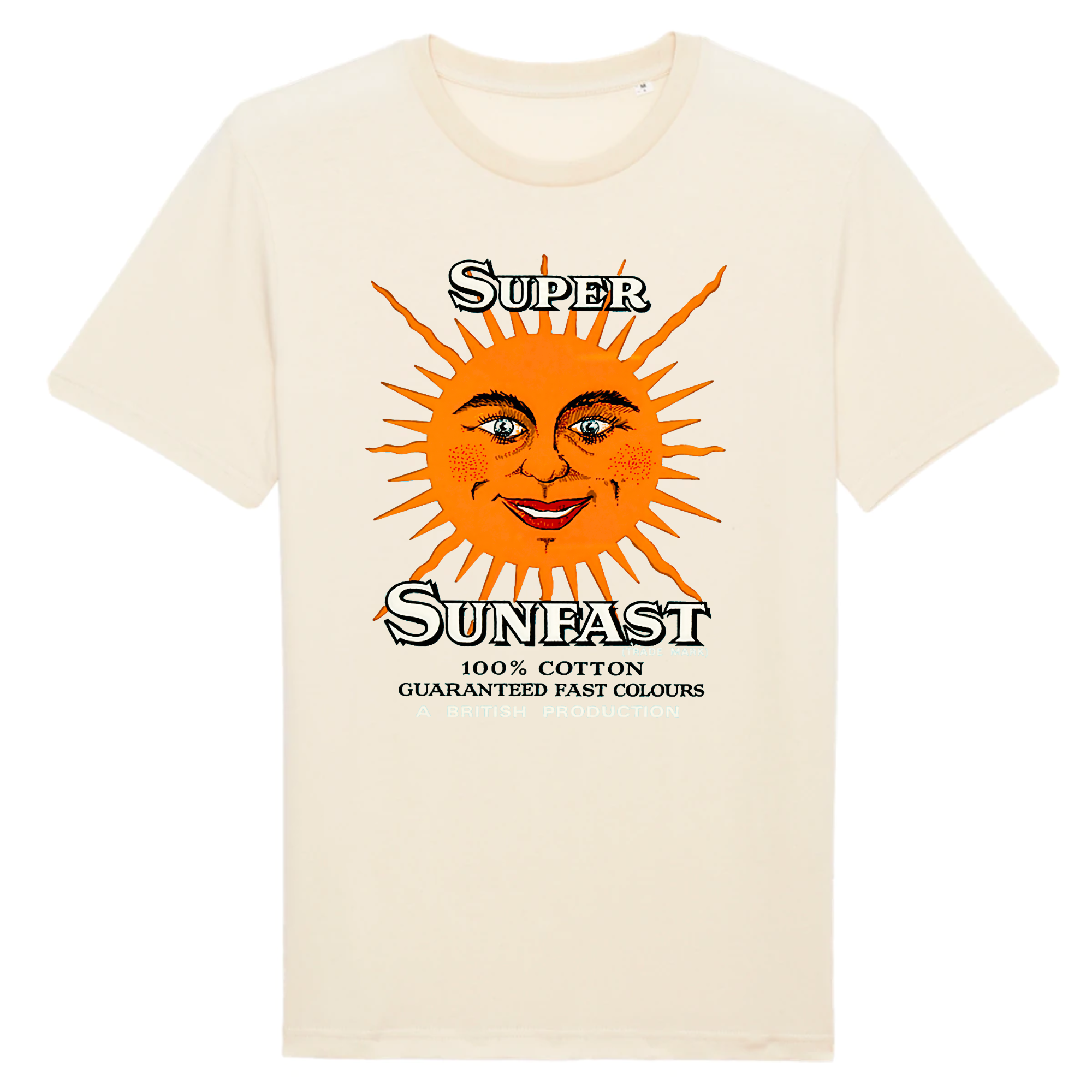 British Cotton Bale Bolt Label Super Sunfast, 1940s - Organic Cotton T-Shirt