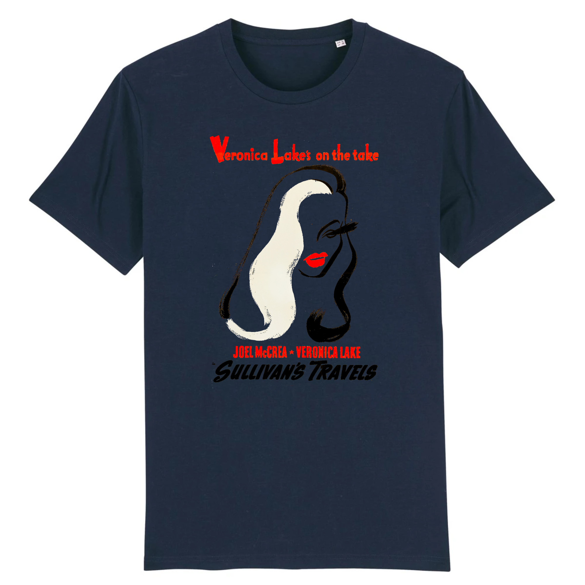 Veronica Lake dans les voyages de Sullivan, 1941 - T-shirt en coton biologique