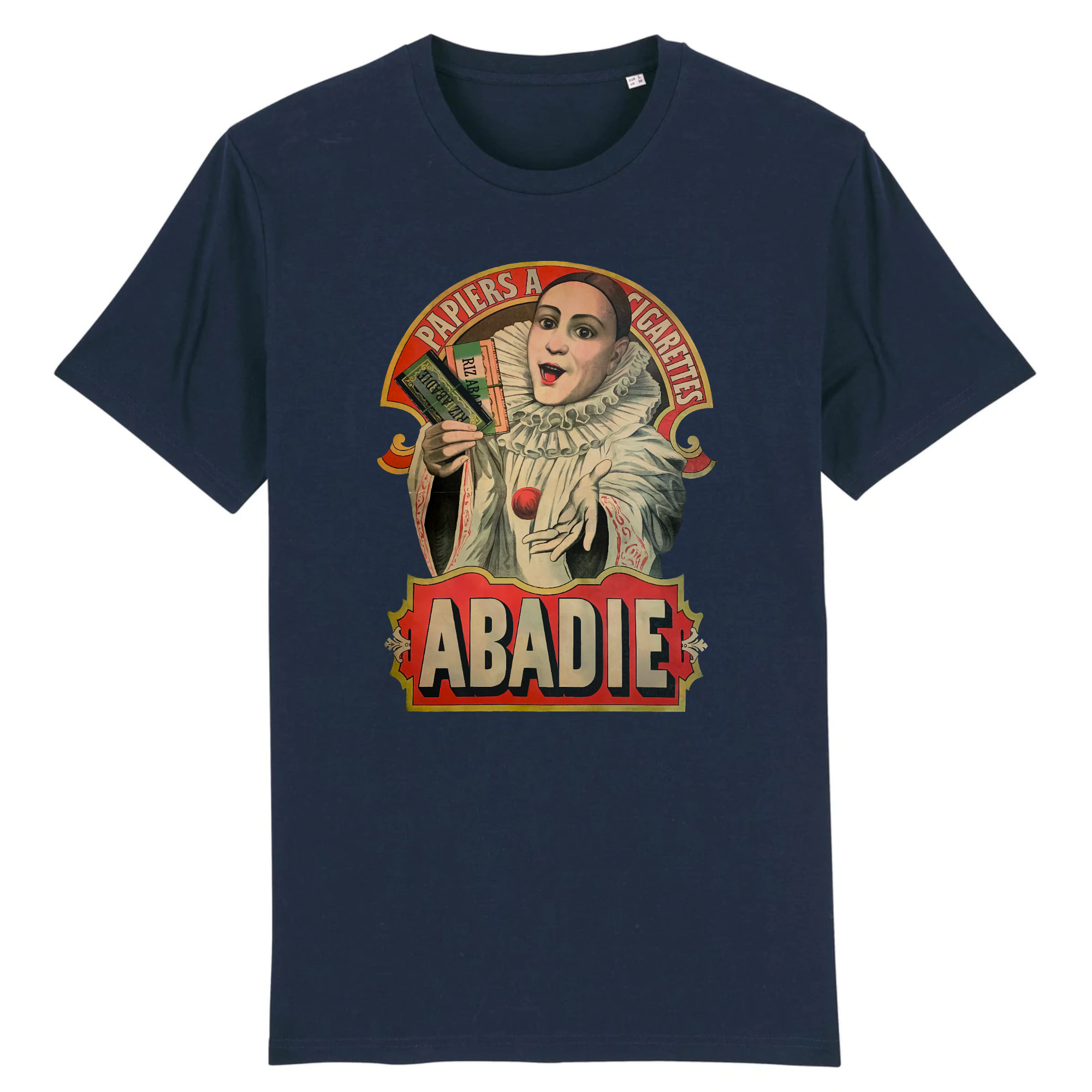 Abadie Cigarette Papers, 1895 - Organic Cotton T-Shirt