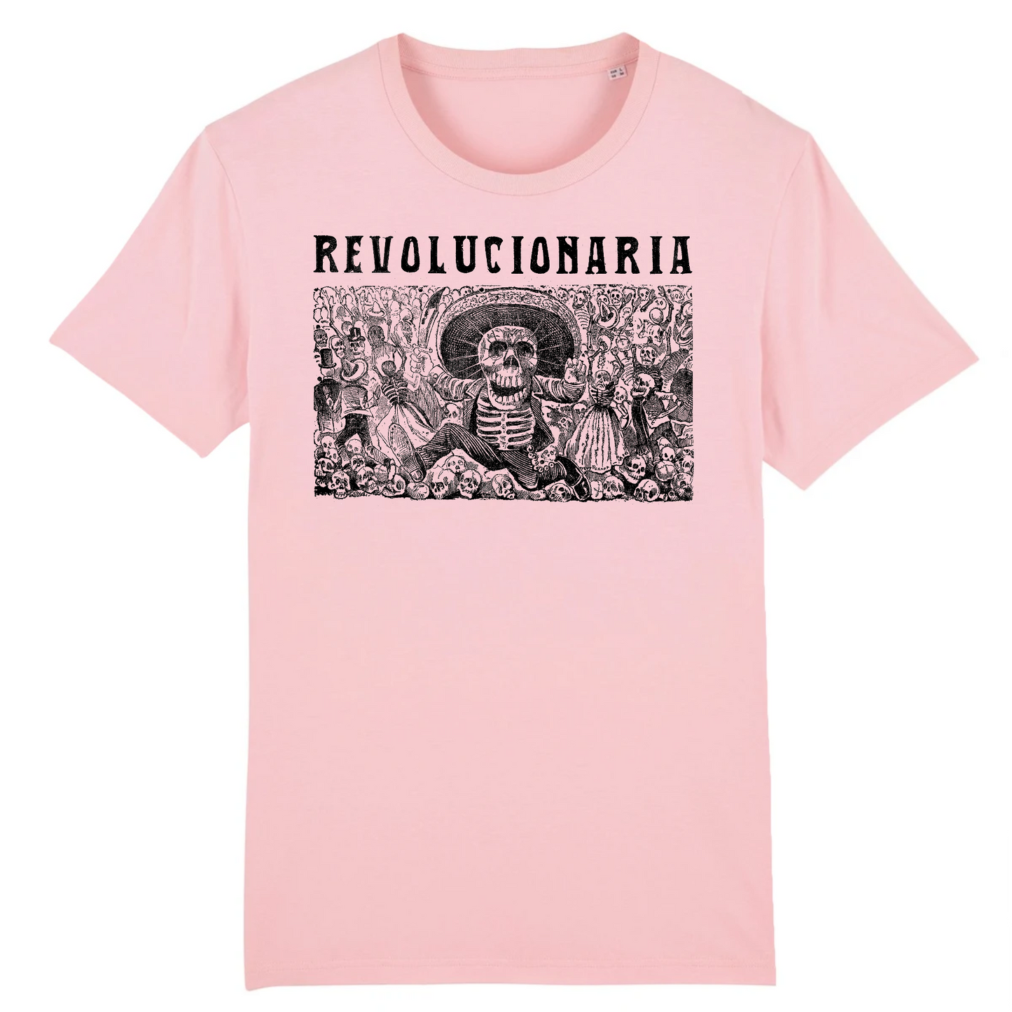Calavera Revolutionaria - Camiseta de algodón orgánico