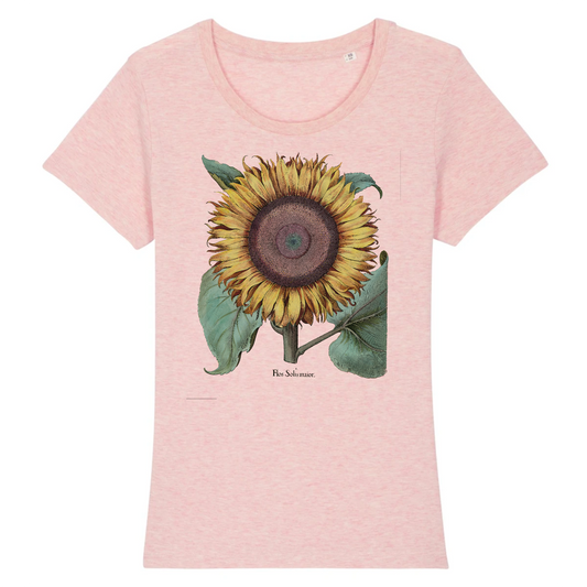 Large Sunflower, 1713 edition - Women's Organic Cotton T-Shirt