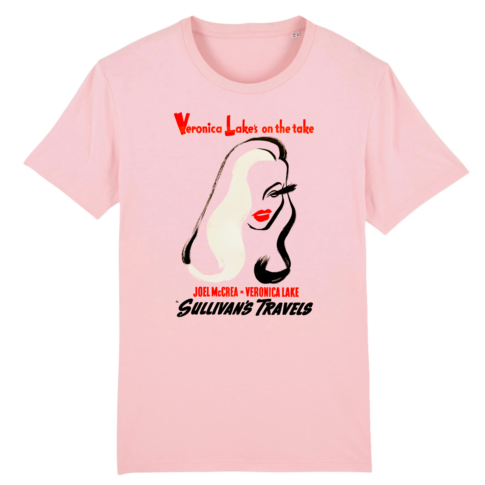 Veronica Lake dans les voyages de Sullivan, 1941 - T-shirt en coton biologique