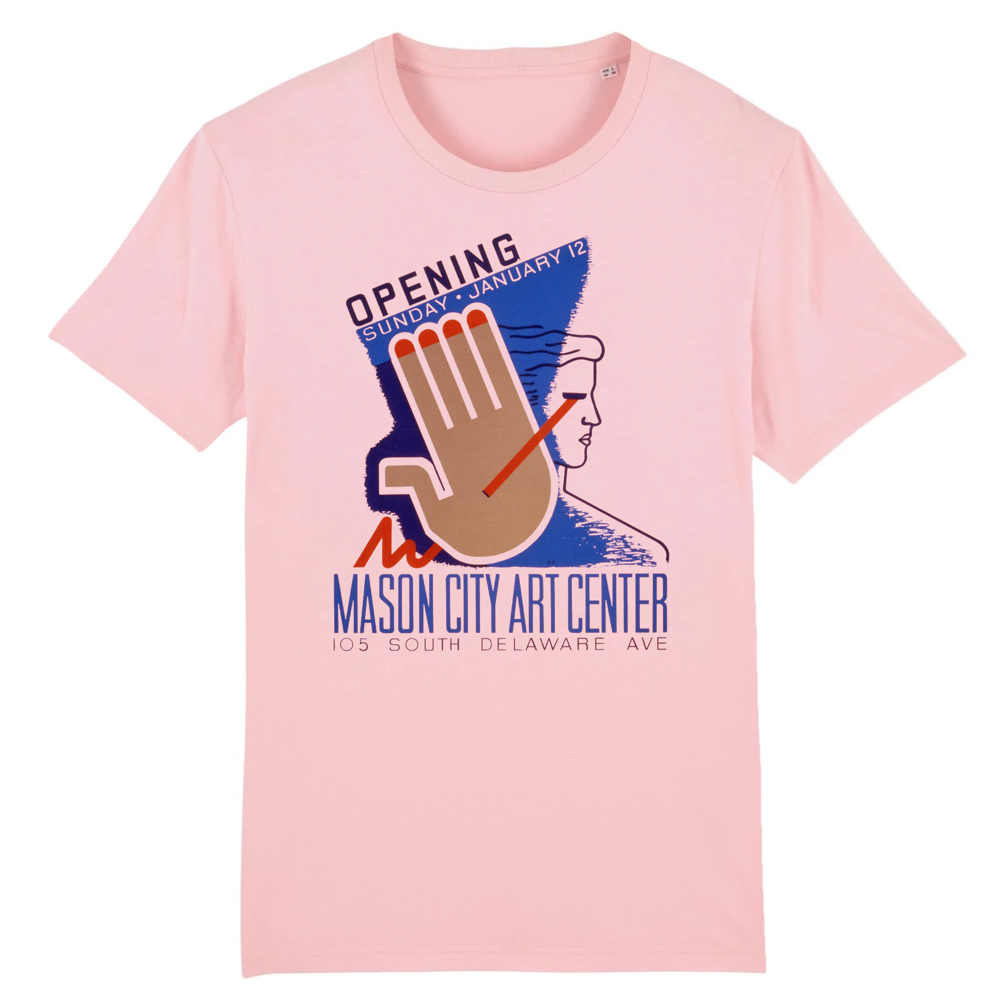 Mason City Art Center, 1941 - Organic Cotton T-Shirt