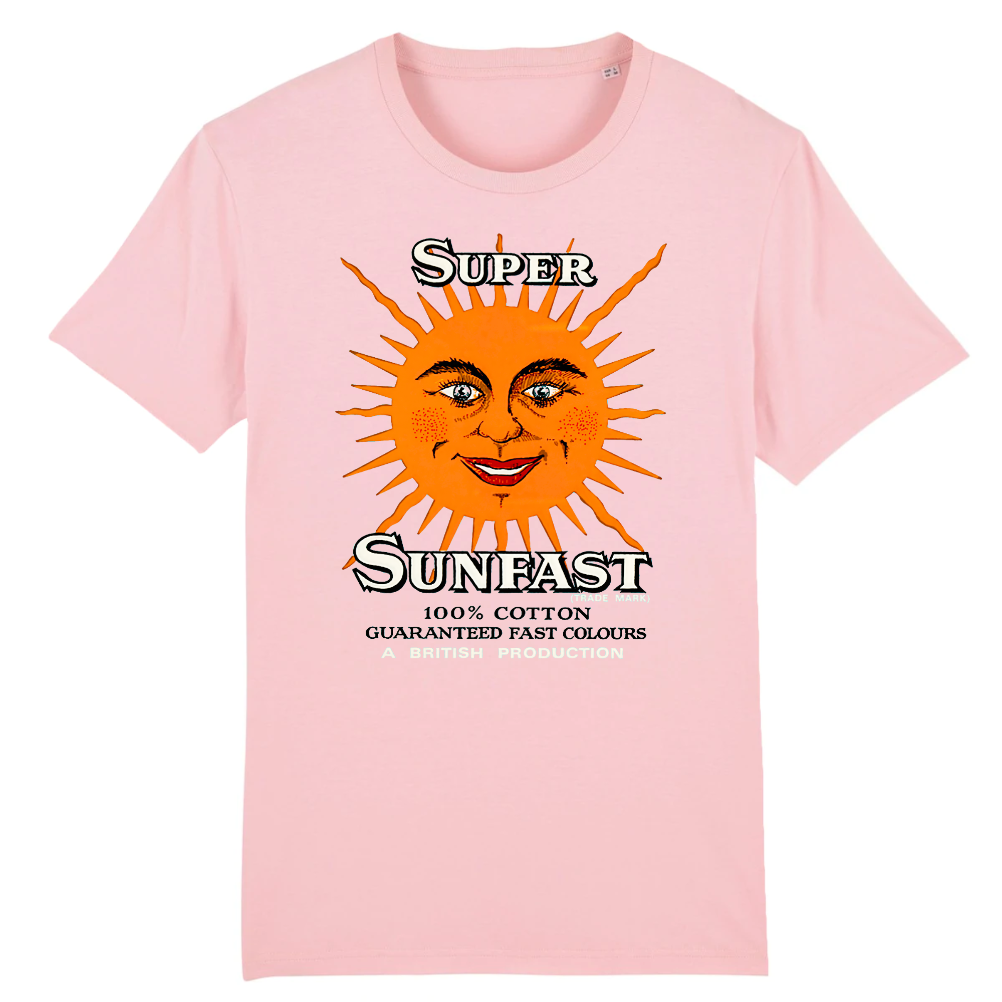 British Cotton Bale Bolt Label Super Sunfast, 1940s - Organic Cotton T-Shirt