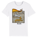 Three Hares Swimming, 1547 - Organic Cotton T-Shirt
