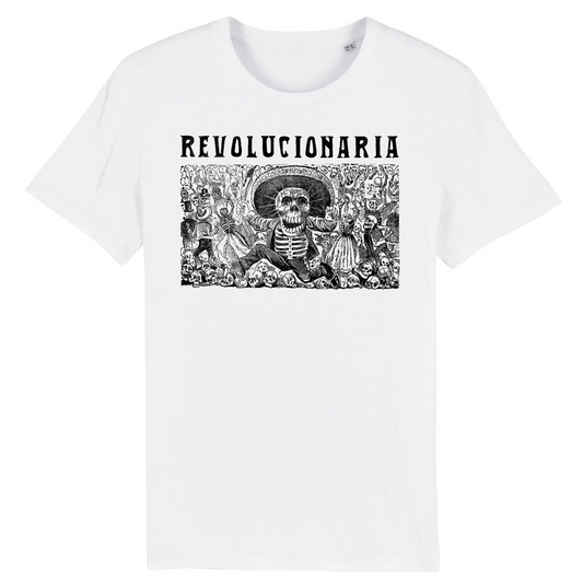 Calavera Revolutionaria - Camiseta de algodón orgánico
