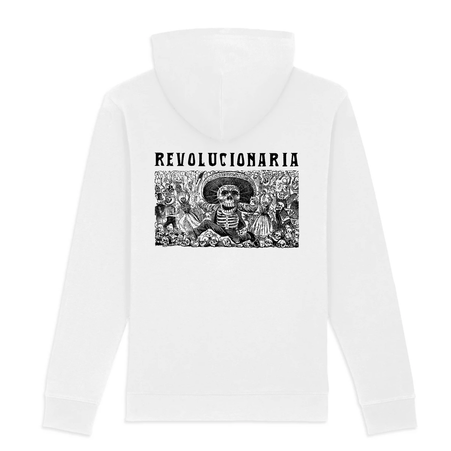 Calavera Revolutionaria - Hoodie (Graphic on Back)
