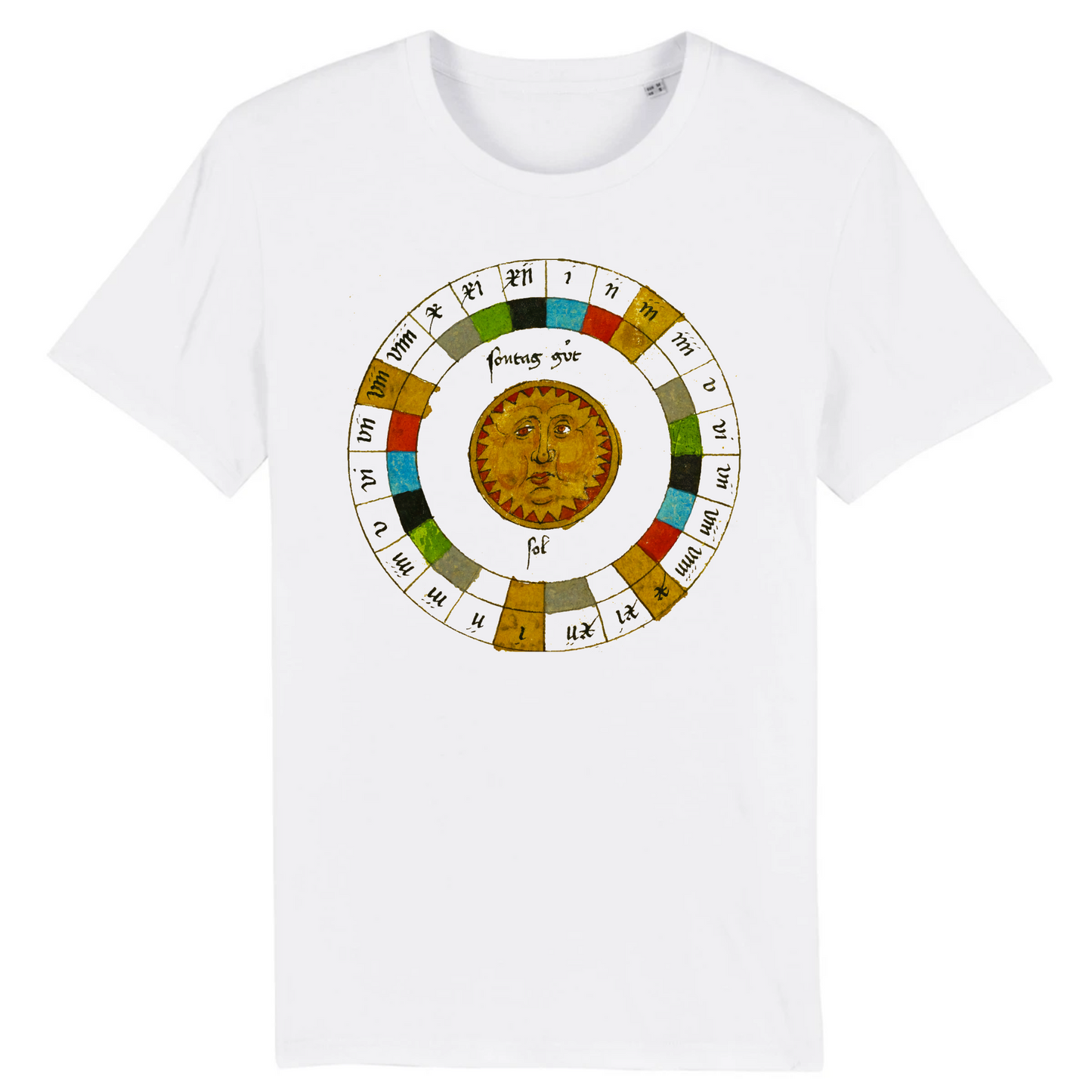 Diagrama para Sunday, 460s - Camiseta de algodón orgánico