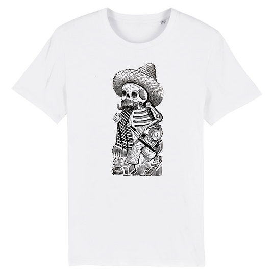 Calavera de Francisco Madero par José Guadalupe Posada - T-shirt en coton biologique