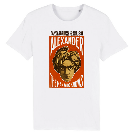 Alexander, The Man Who Knows - Organic Cotton T-Shirt