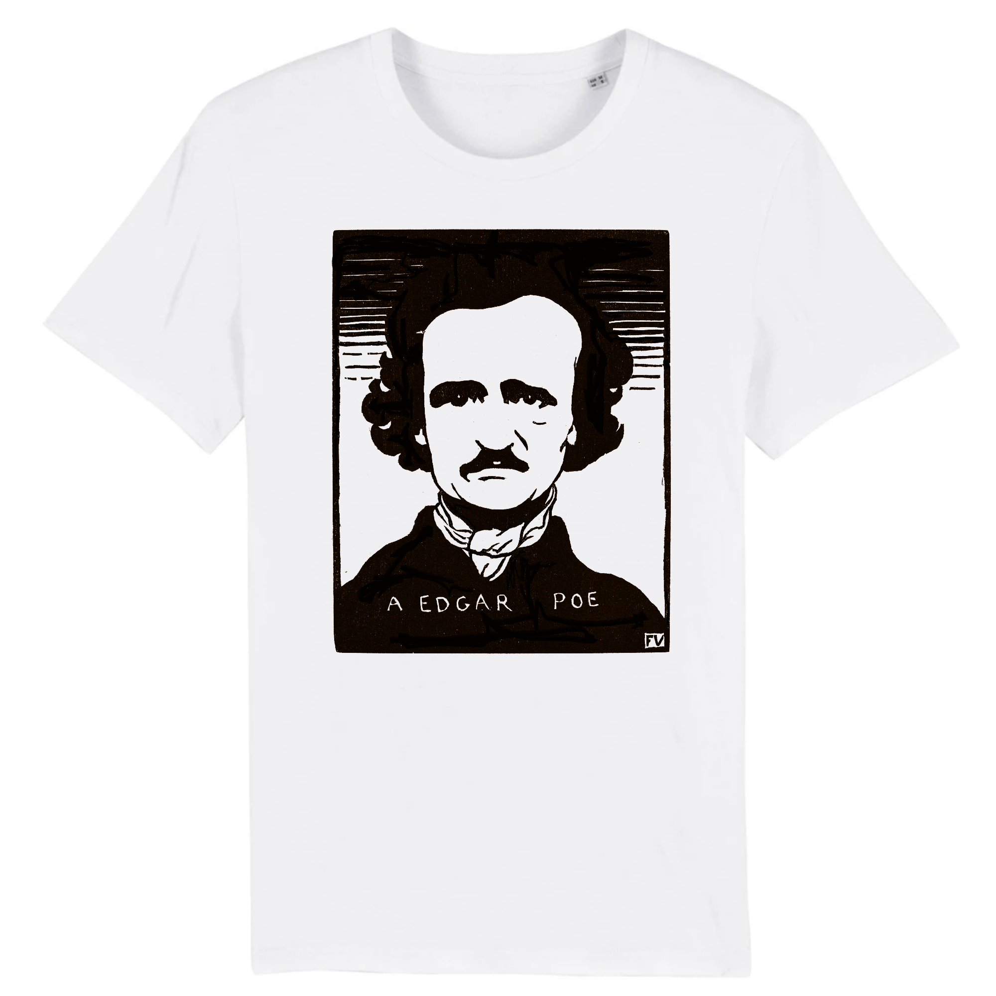 Edgar Allan Poe par Felix Vallotton, 1894 - T-shirt en coton biologique