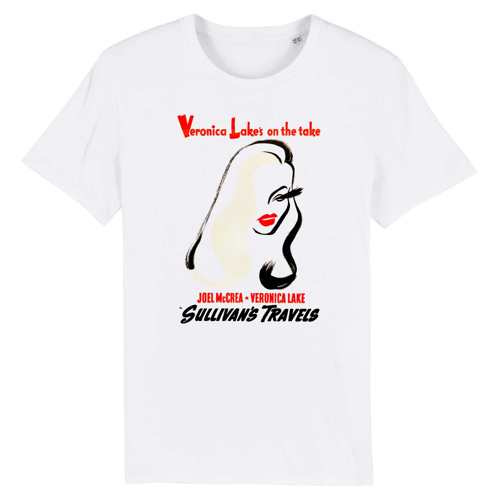 Veronica Lake dans les voyages de Sullivan, 1941 - T-shirt en coton biologique