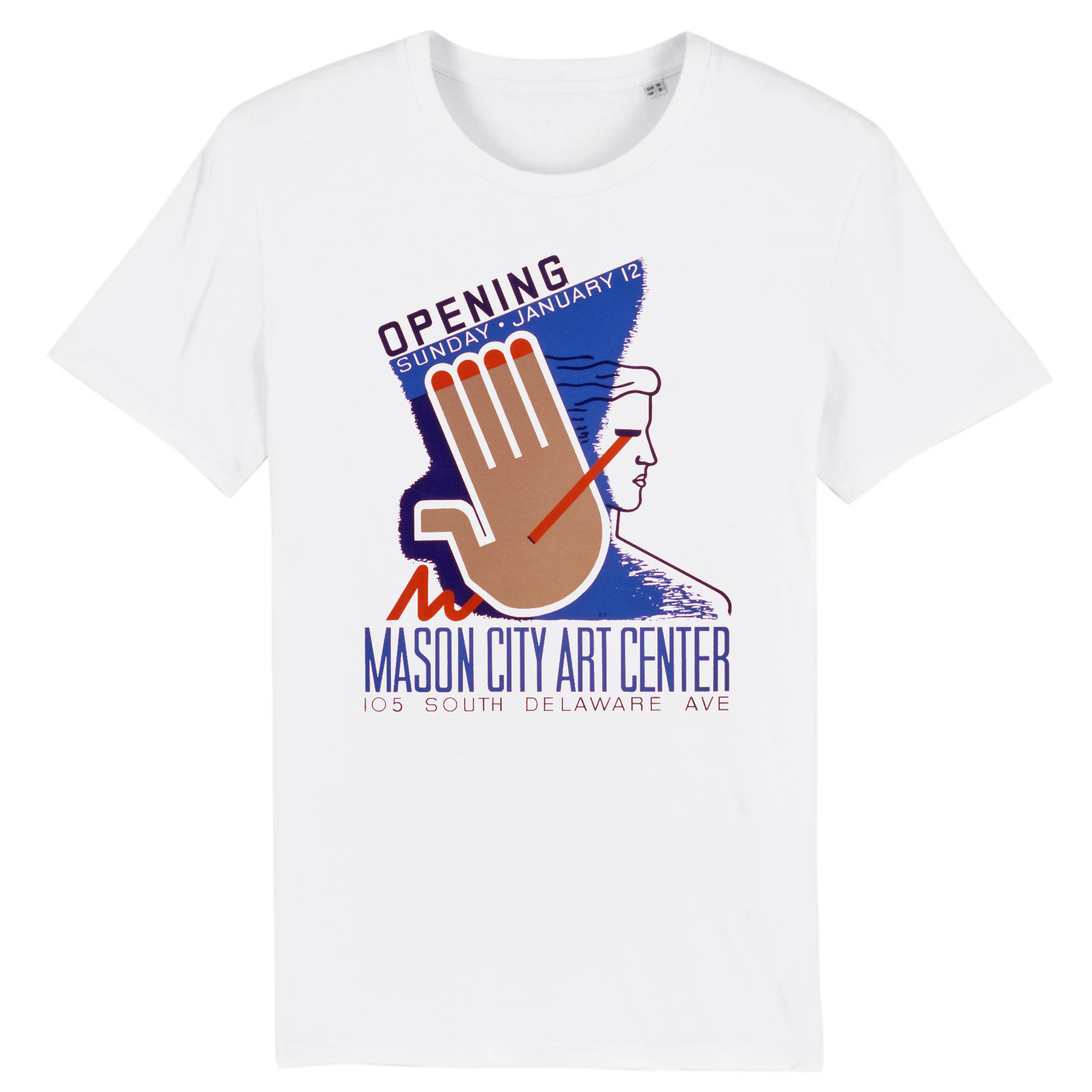 Mason City Art Center, 1941 - Organic Cotton T-Shirt