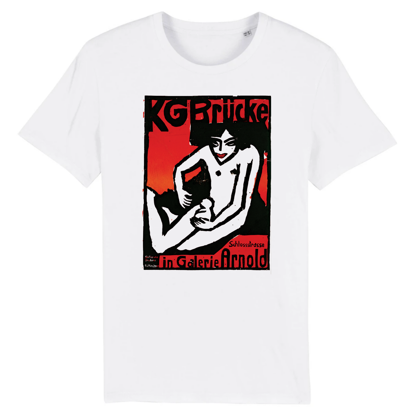 Die Brucke par Ernst Ludwig Kirchner - T-shirt en coton biologique