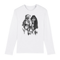 Two Owls Skating after Adrien Van De Venne (1589-1662) - Organic Cotton Long-SleeveT-Shirt