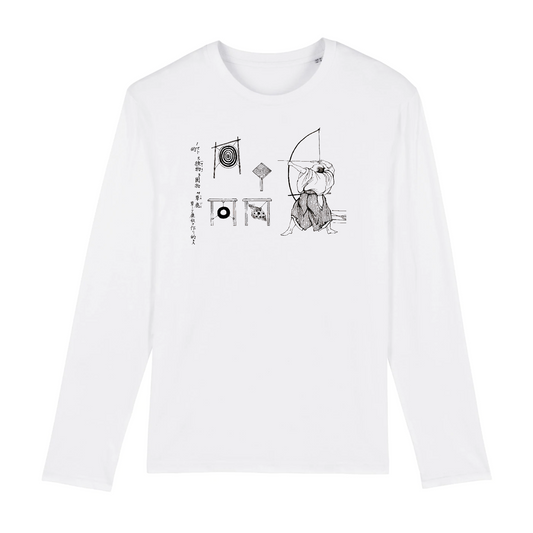 Japanese Archer, 1878 - Organic Cotton Long-Sleeve T-Shirt