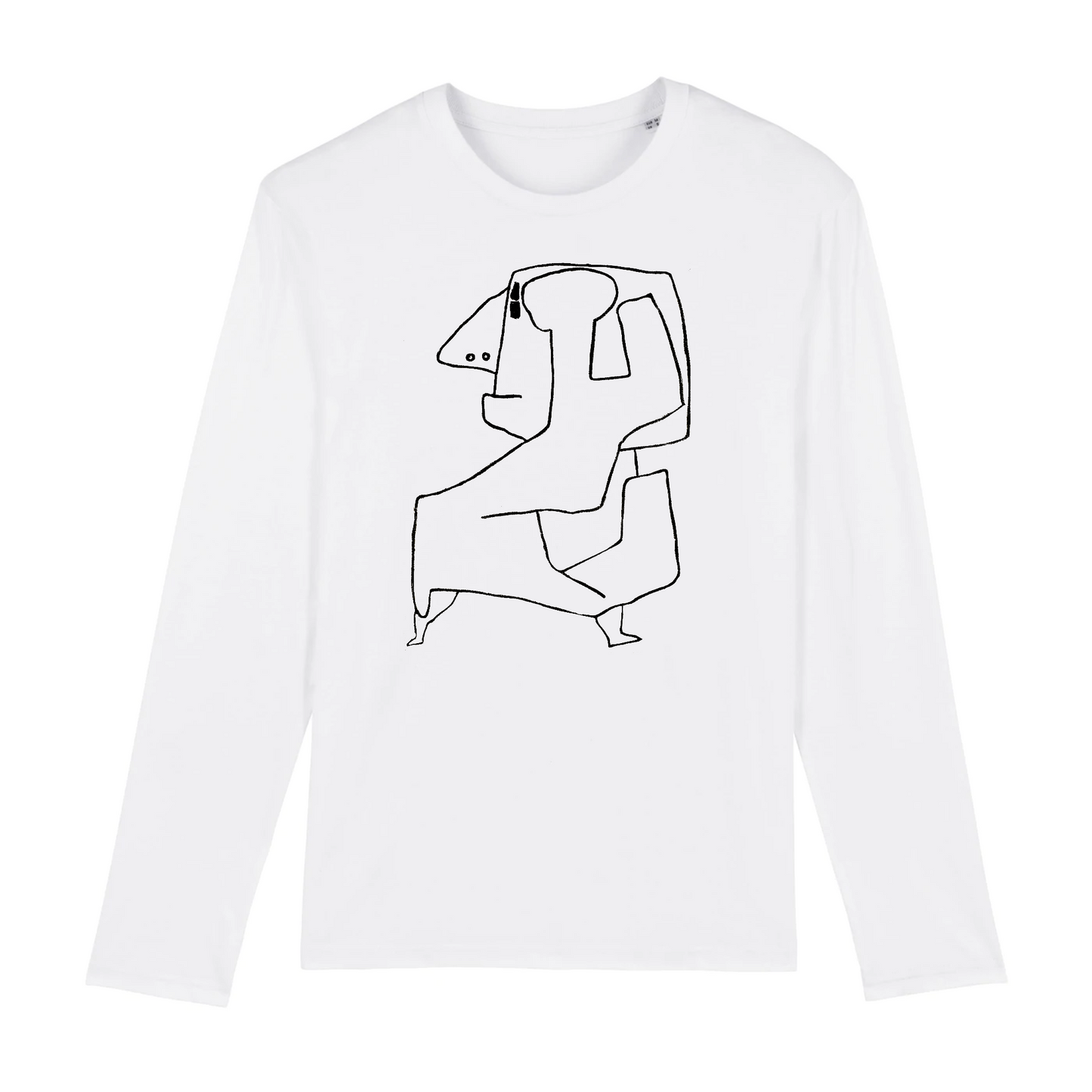 Ohne Titel de Paul Klee, circa 1940 - Camiseta de manga larga de algodón orgánico