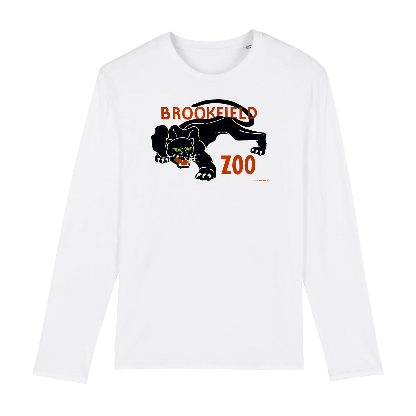 Brookfield Zoo, Chicago, 1936 - Organic Cotton Long-Sleeve T-Shirt
