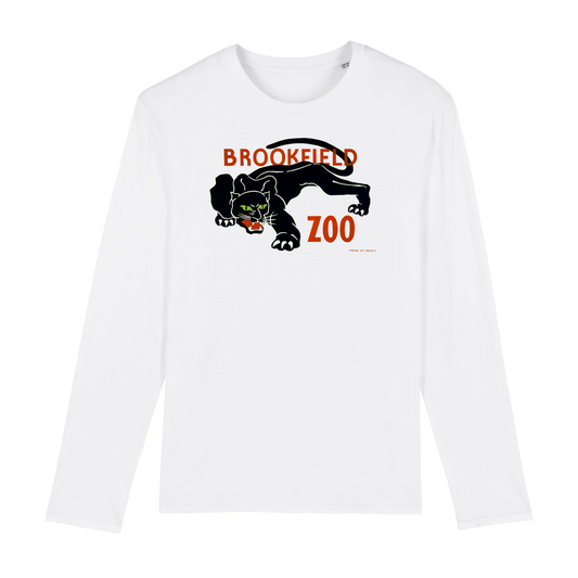 Brookfield Zoo, Chicago, 1936 - Camiseta de manga larga de algodón orgánico