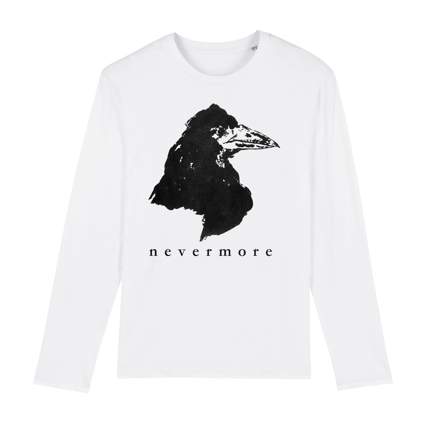 Nevermore by Edouard Manet - Organic Cotton Long-Sleeve T-Shirt