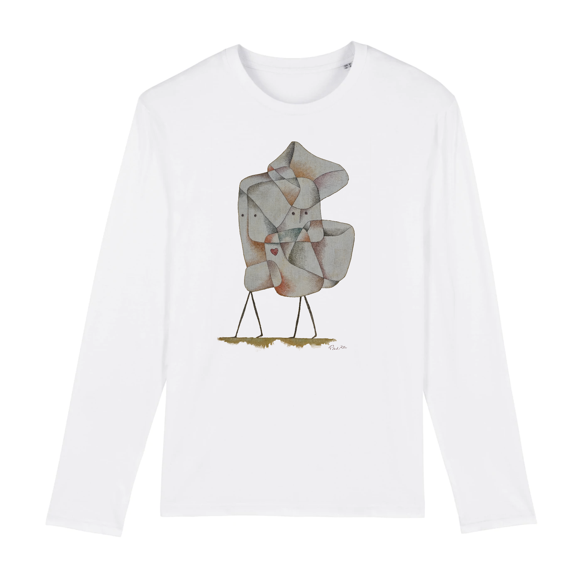 Siblings by Paul Klee - T-shirt à manches longues en coton bio