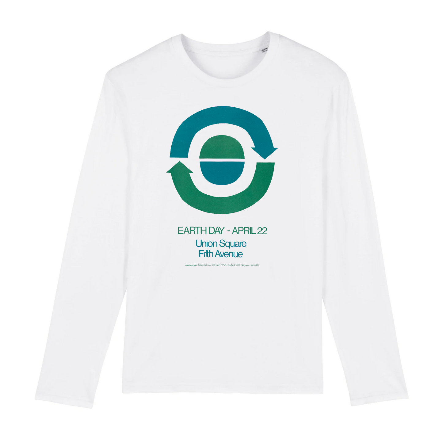Earth Day - Organic Cotton Long Sleeve T-shirt