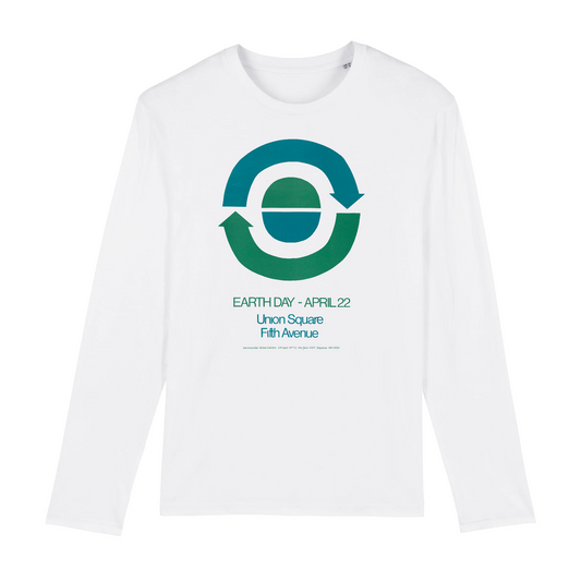 Día de la Tierra - Camiseta de manga larga de algodón orgánico