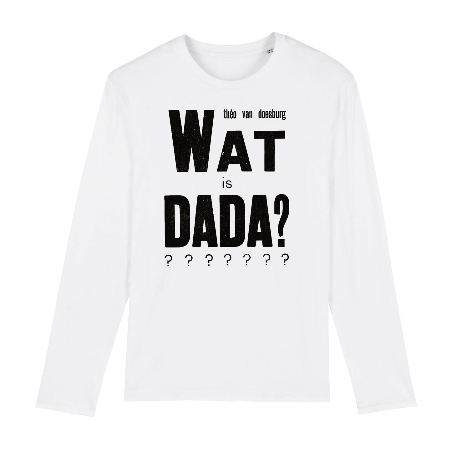 Wat is Dada by Theo van Doesburg, 1923 - Long-Sleeve Organic Cotton T-Shirt