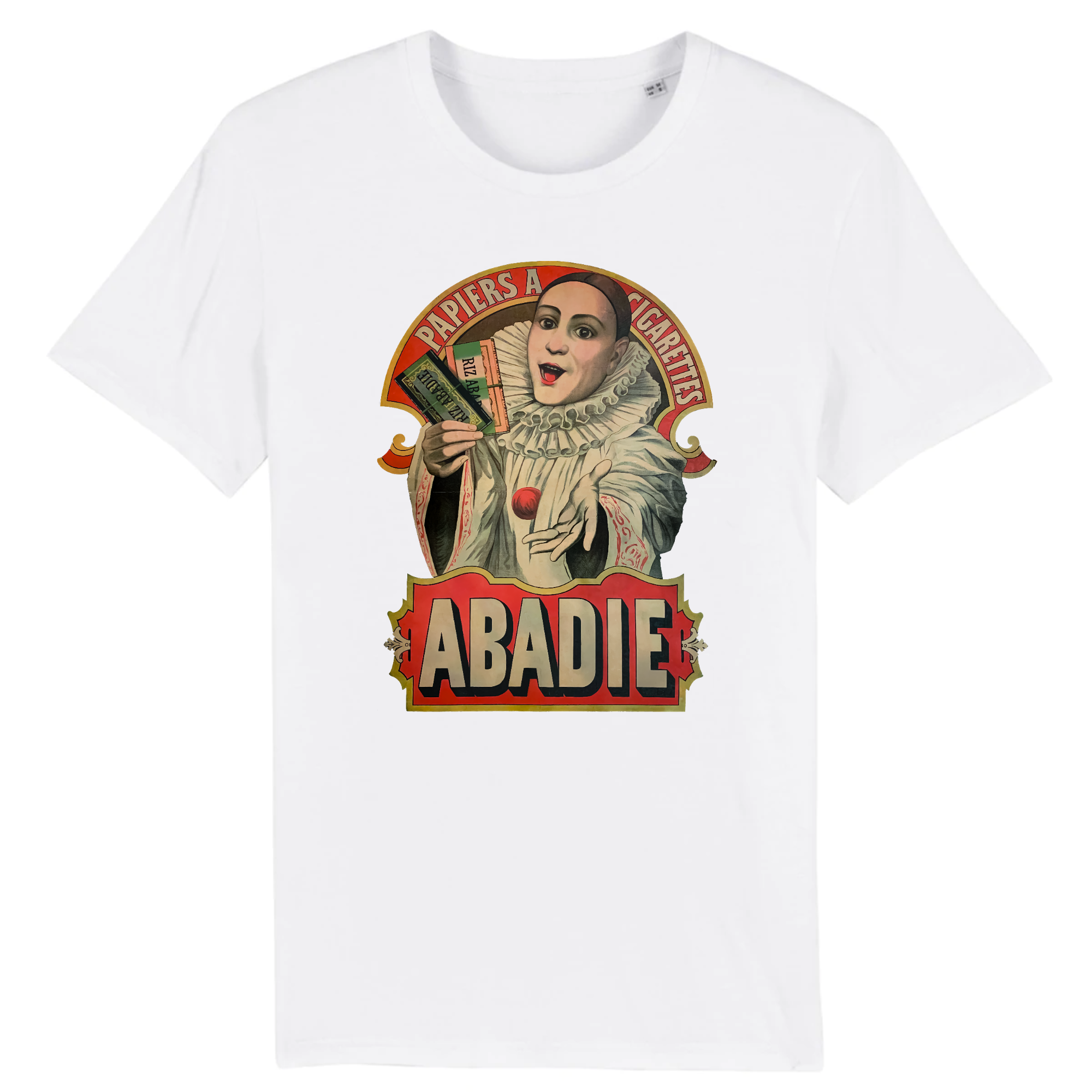 Abadie Cigarette Papers, 1895 - Organic Cotton T-Shirt