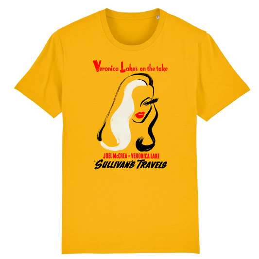 Veronica Lake dans les voyages de Sullivan, 1941 - T-shirt en coton biologique