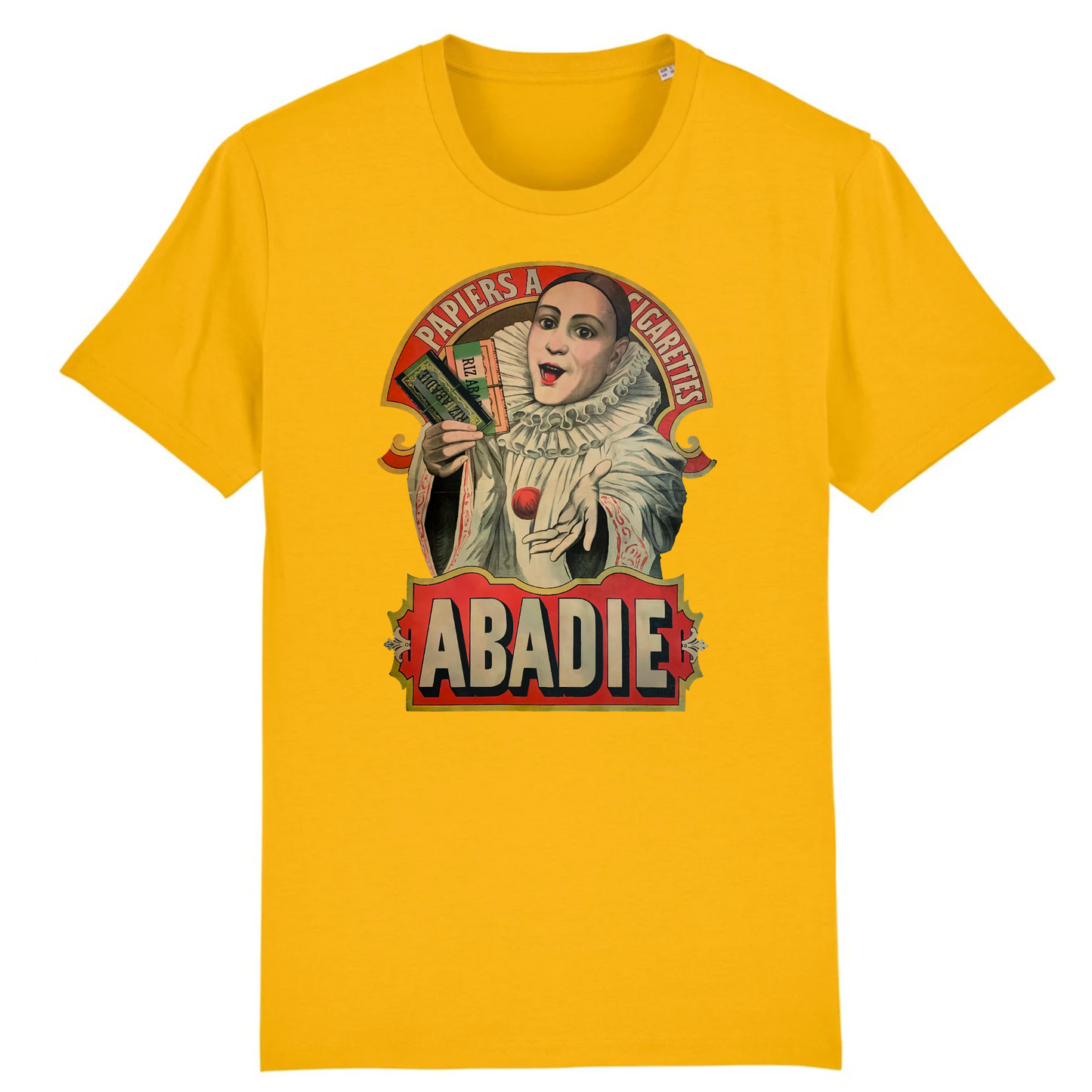 Abadie Cigarette Papers, 1895 - Organic Cotton T-Shirt