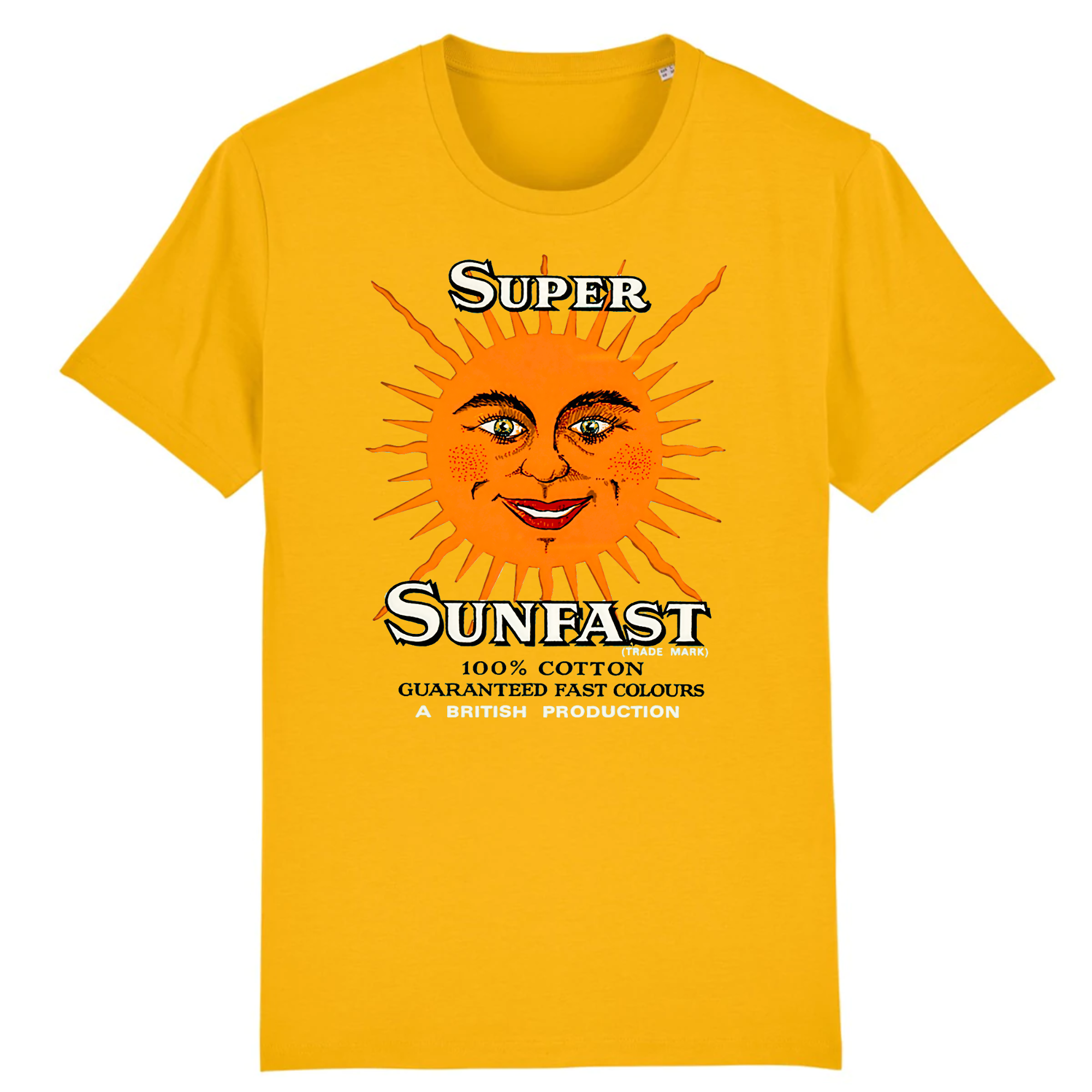 British Cotton Bale Bolt Label Super Sunfast, 1940s - Organic Cotton T-Shirt