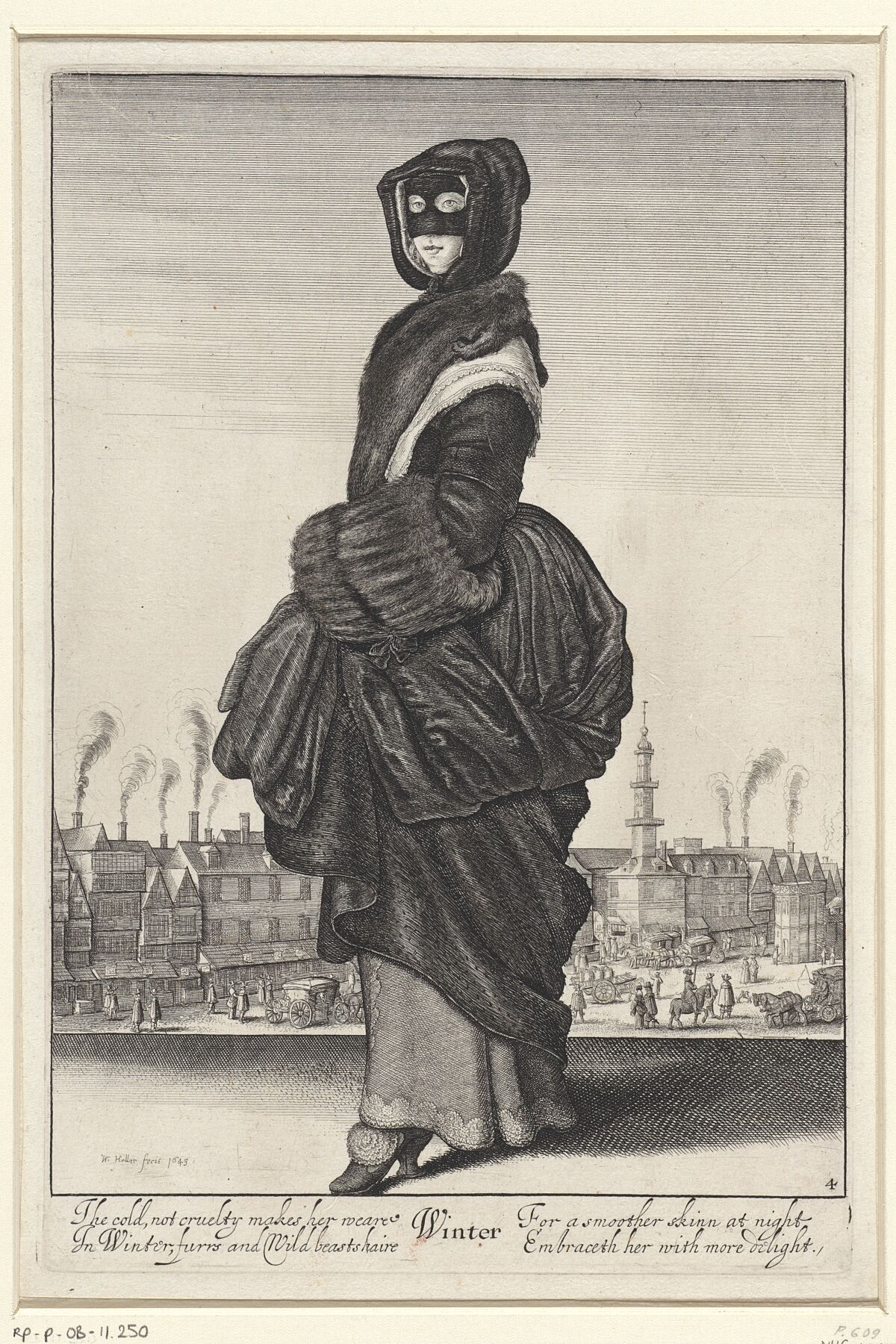 Winter and Summer, Wenceslaus Hollar, 1643.