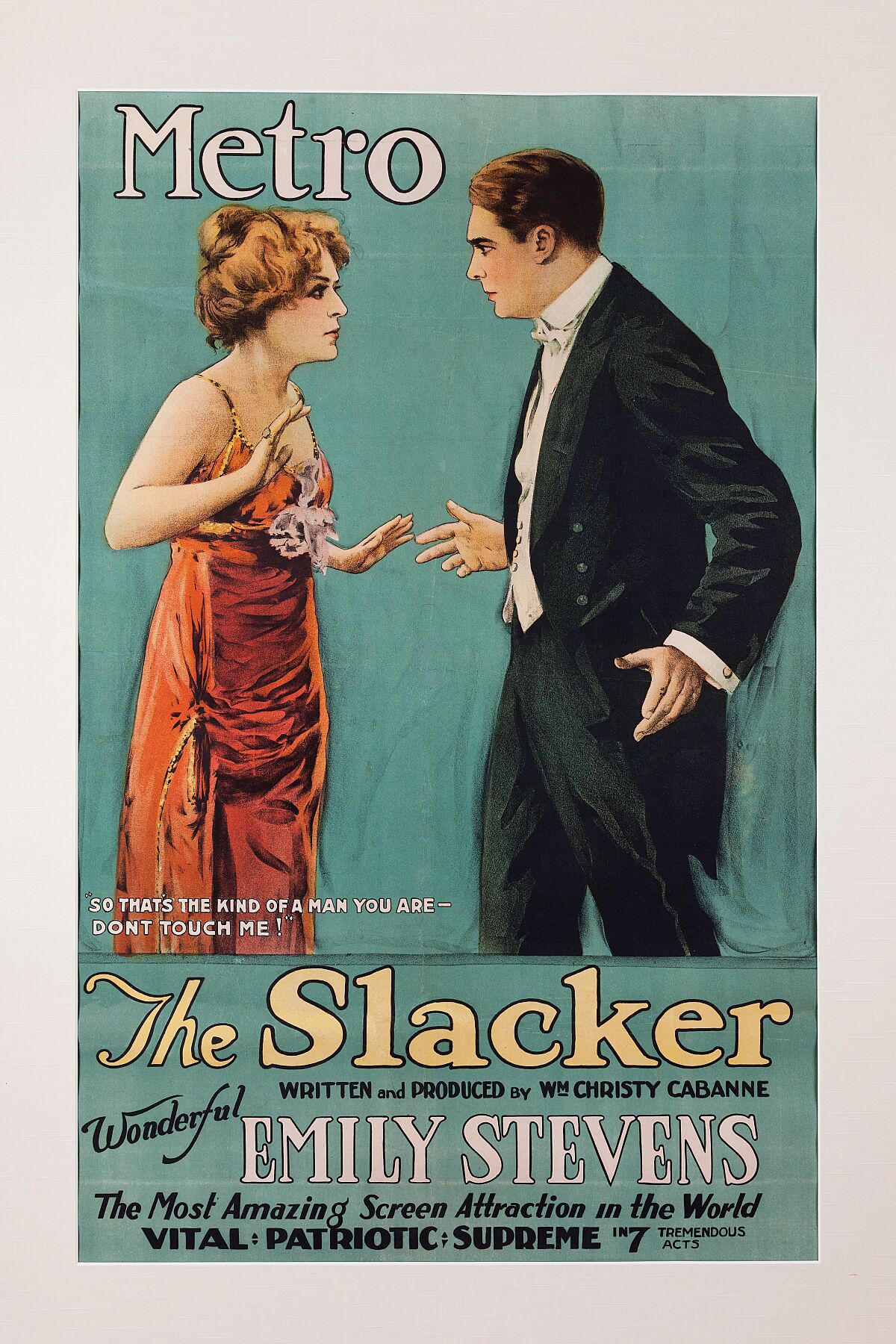 The Slacker directed by Christy Cabanne with Emily Stevens - 1917