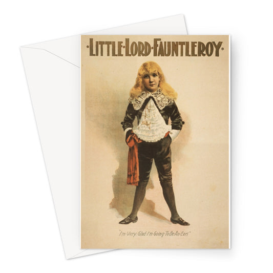 Little Lord Fauntleroy, c.1888 - Greetings Card